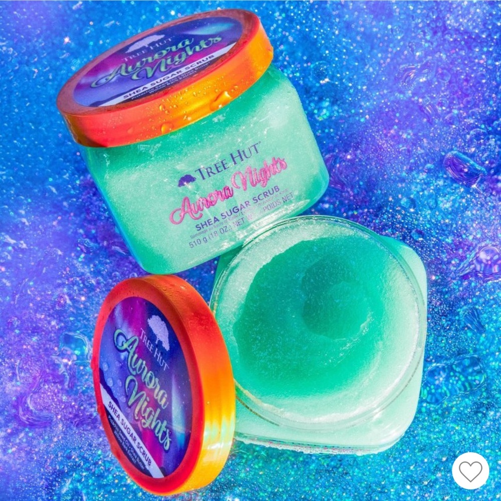 Tree Hut Aurora Nights Sugar Scrub Exfoliating Shea Body Scrub - New